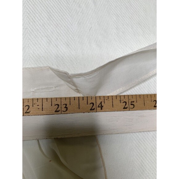 Dutch Novelties Embroidered Roses Lace Cream Apron Pockets New Vintage Condition - Picture 7 of 12